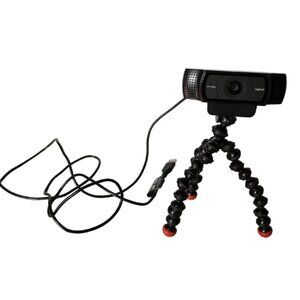 *HOST PICK* EUC Logitech 1080 Web Camera with Joby small tripod